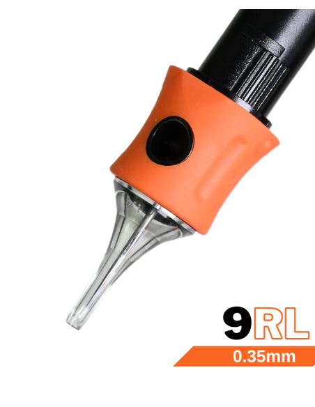 Cartuchos Proline Tattoo 9RL 0,35 mm | Para Líneas mas marcadas